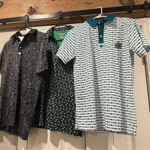 3 Pins and Aces Performance Polos